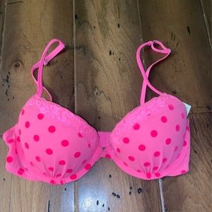 Hot Pink Gilly Hicks 32C Push Up Bra